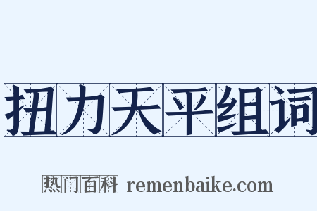 扭力天平组词是什么意思的图片